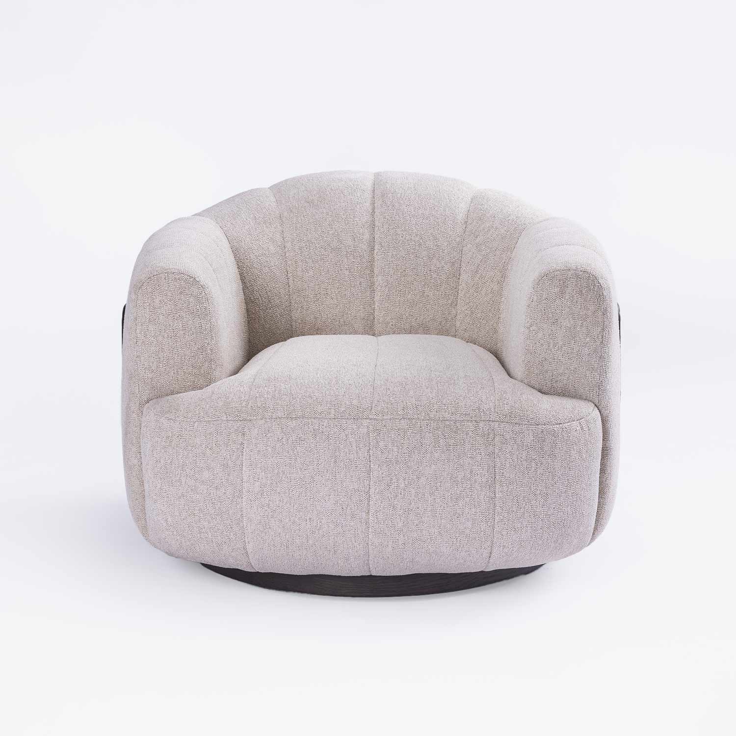 Maro Swivel Armchair- Sand