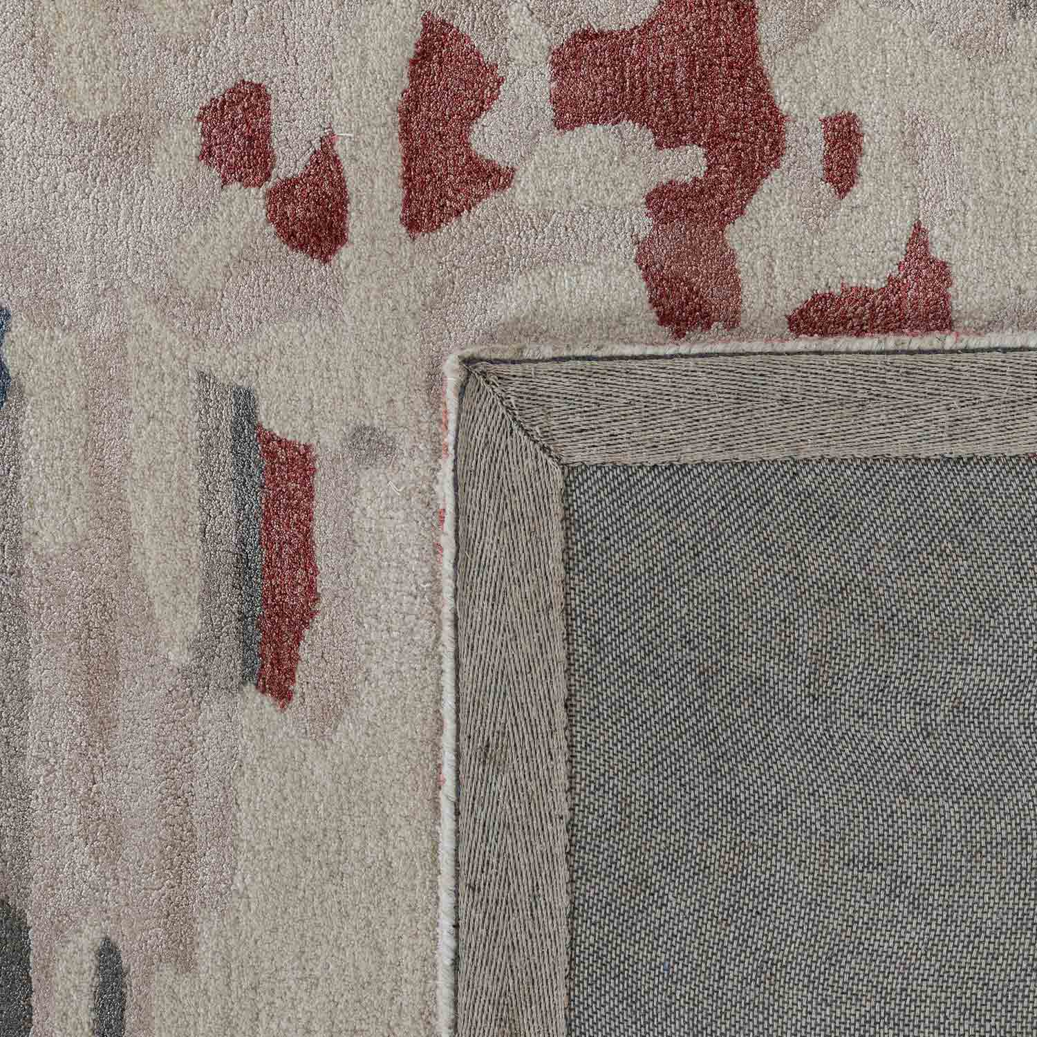 Splice Hand Tufted Woollen And Viscose Rug