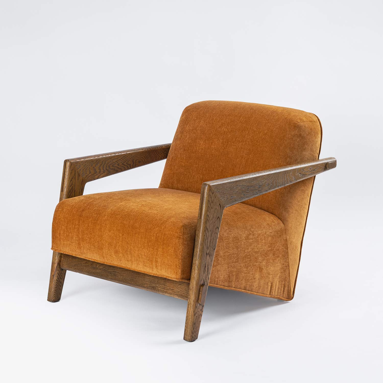 Hyke Low Back Armchair - Amber