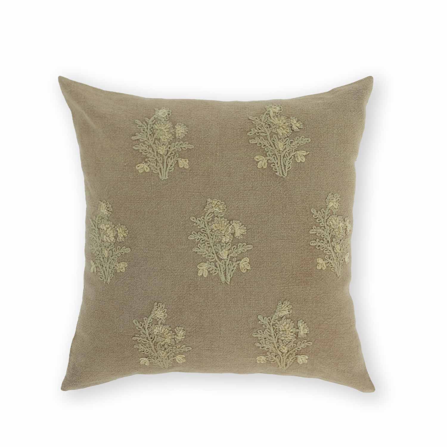 Cotton Hand Embroidered Kosha Cushion Cover