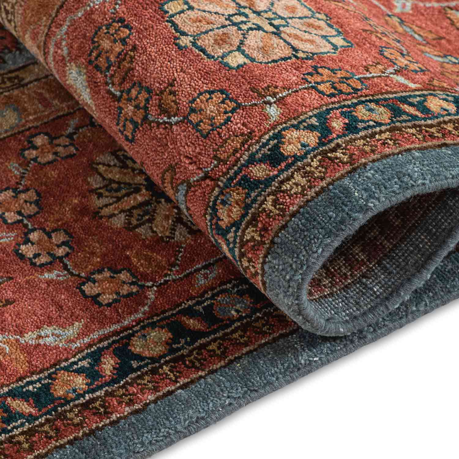 Mohtashem Hand Knotted  Woollen Rug