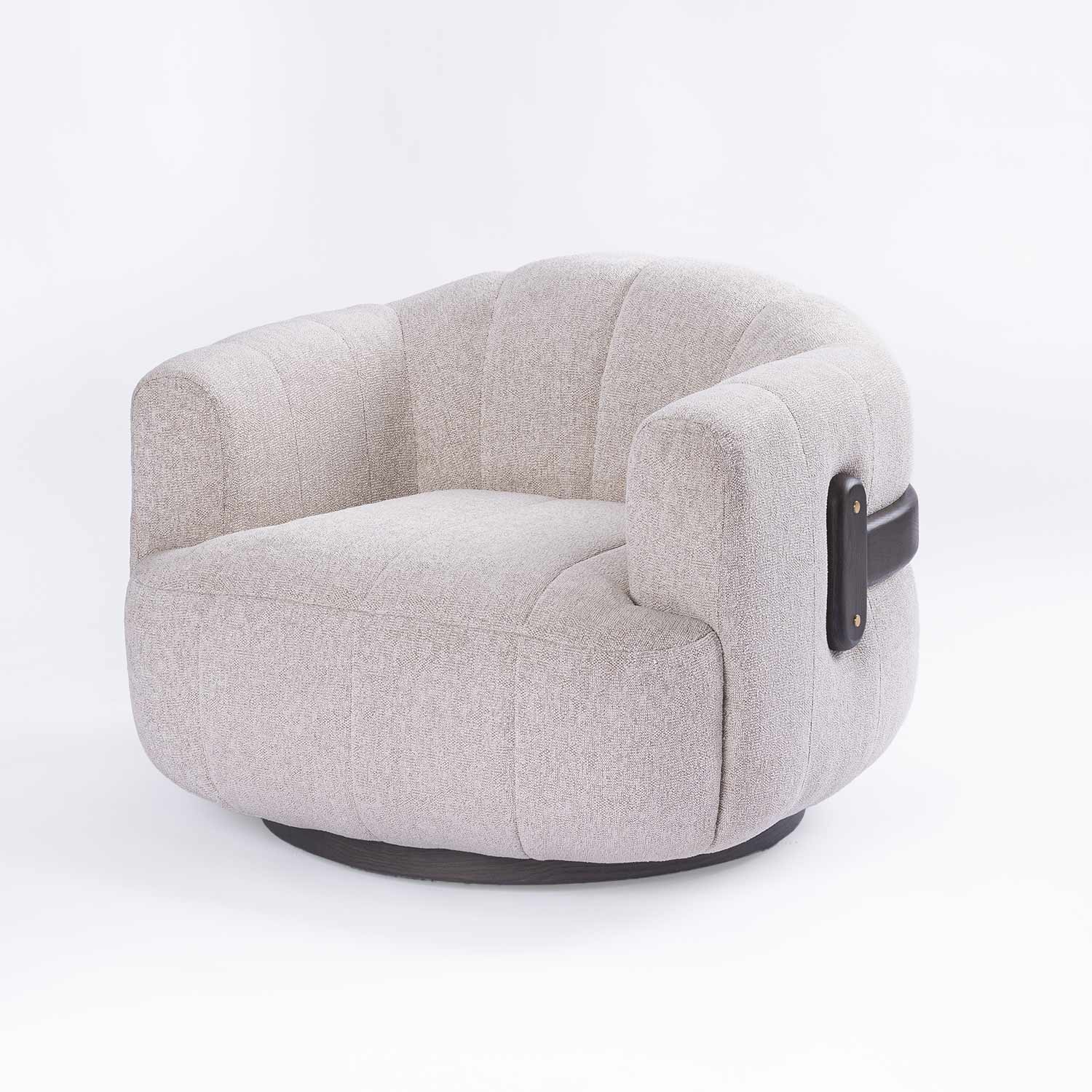Maro Swivel Armchair- Sand