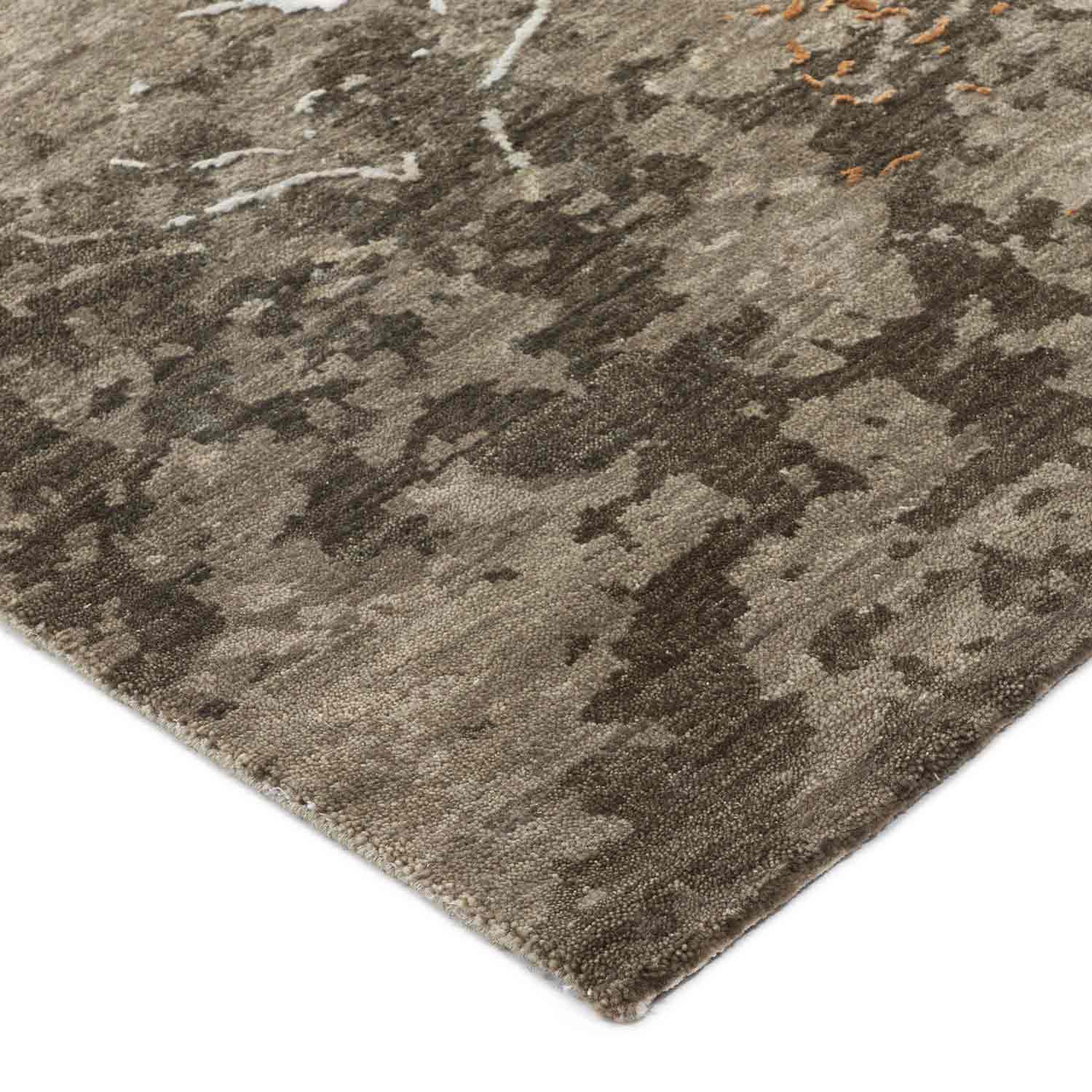 Dhara Hand Knotted Woollen And Silk Rug