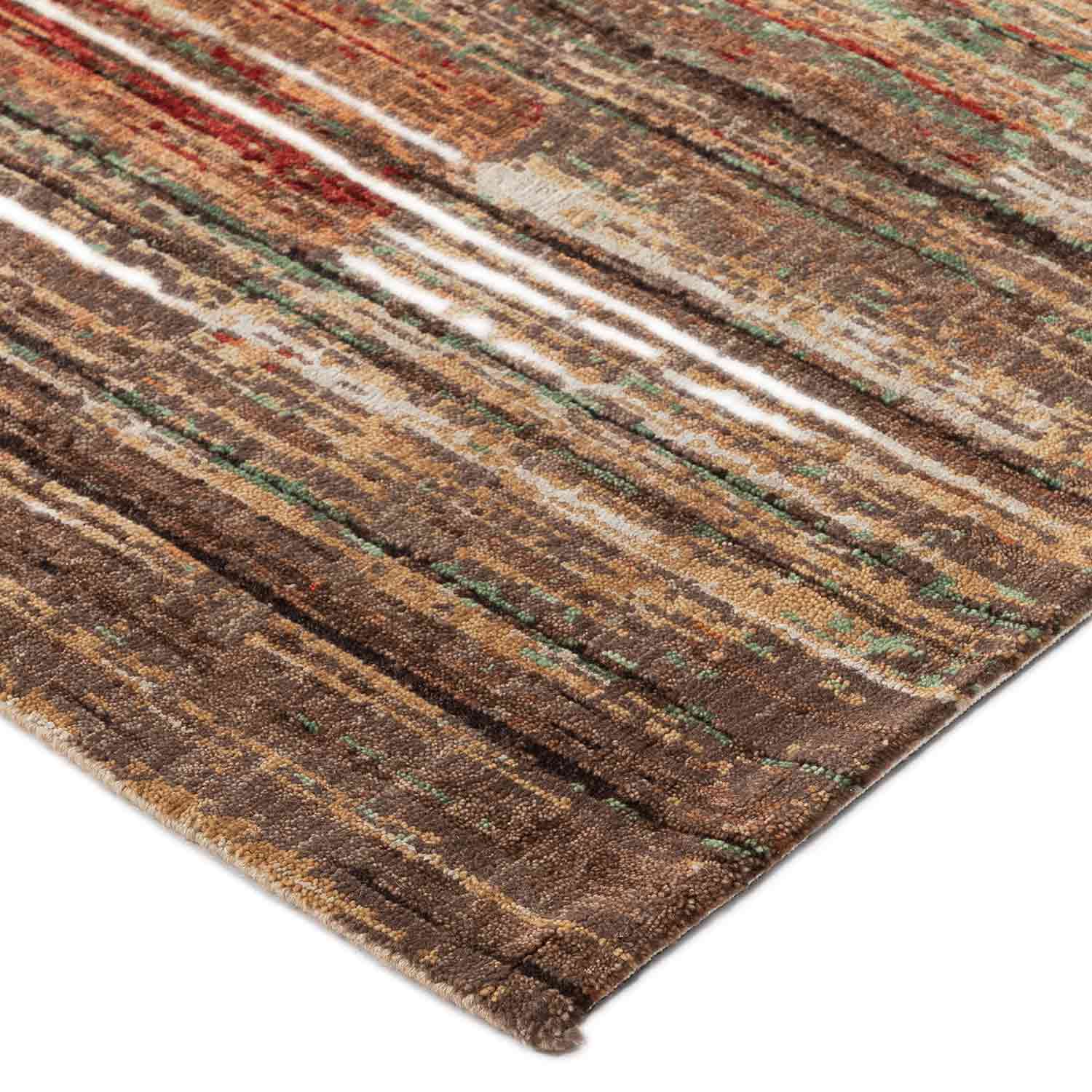 Navrang Hand Knotted Woollen And Silk Rug