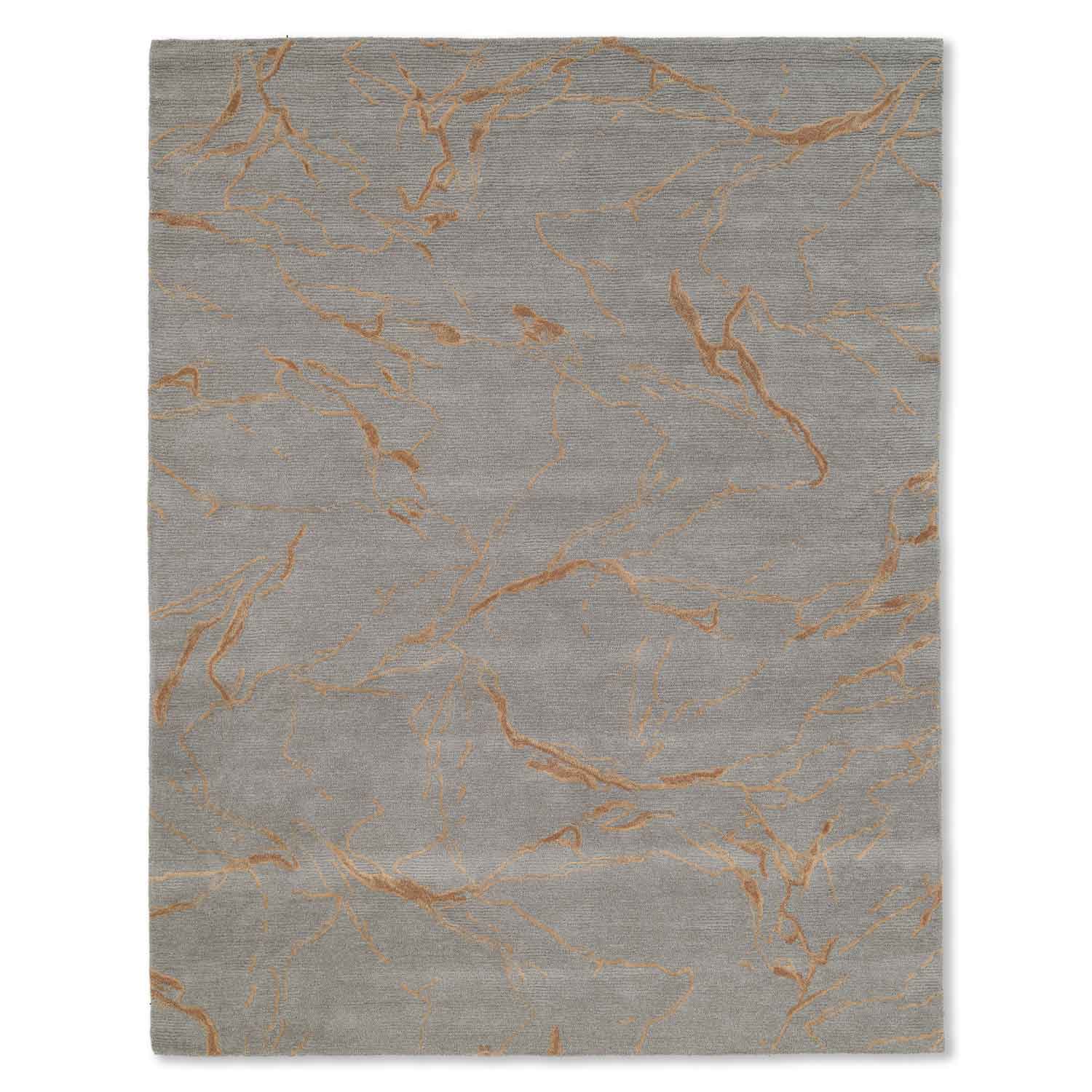 Golden Wave Hand Tufted Woollen And Viscose Rug