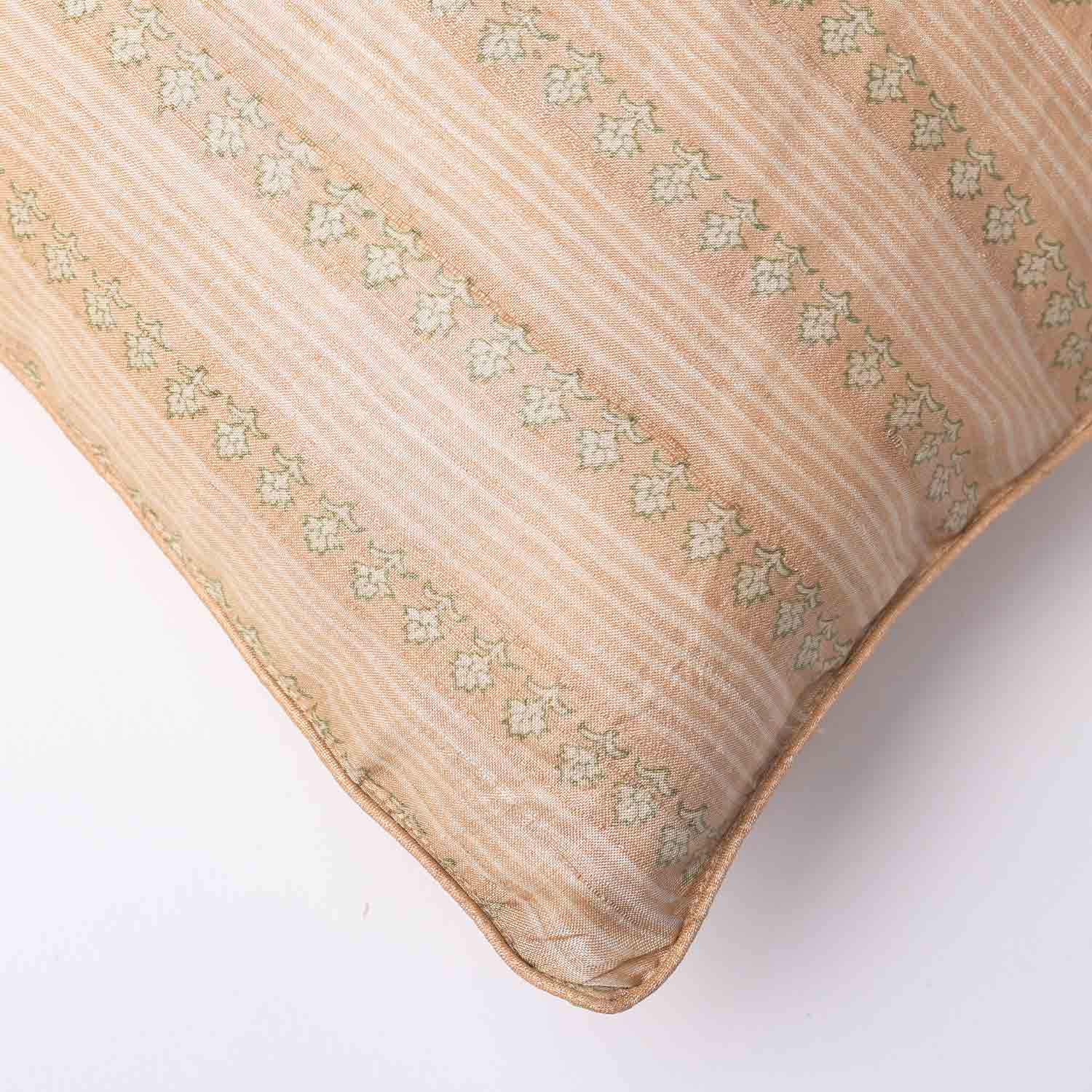 Amal Silk block printed Cushion Cover