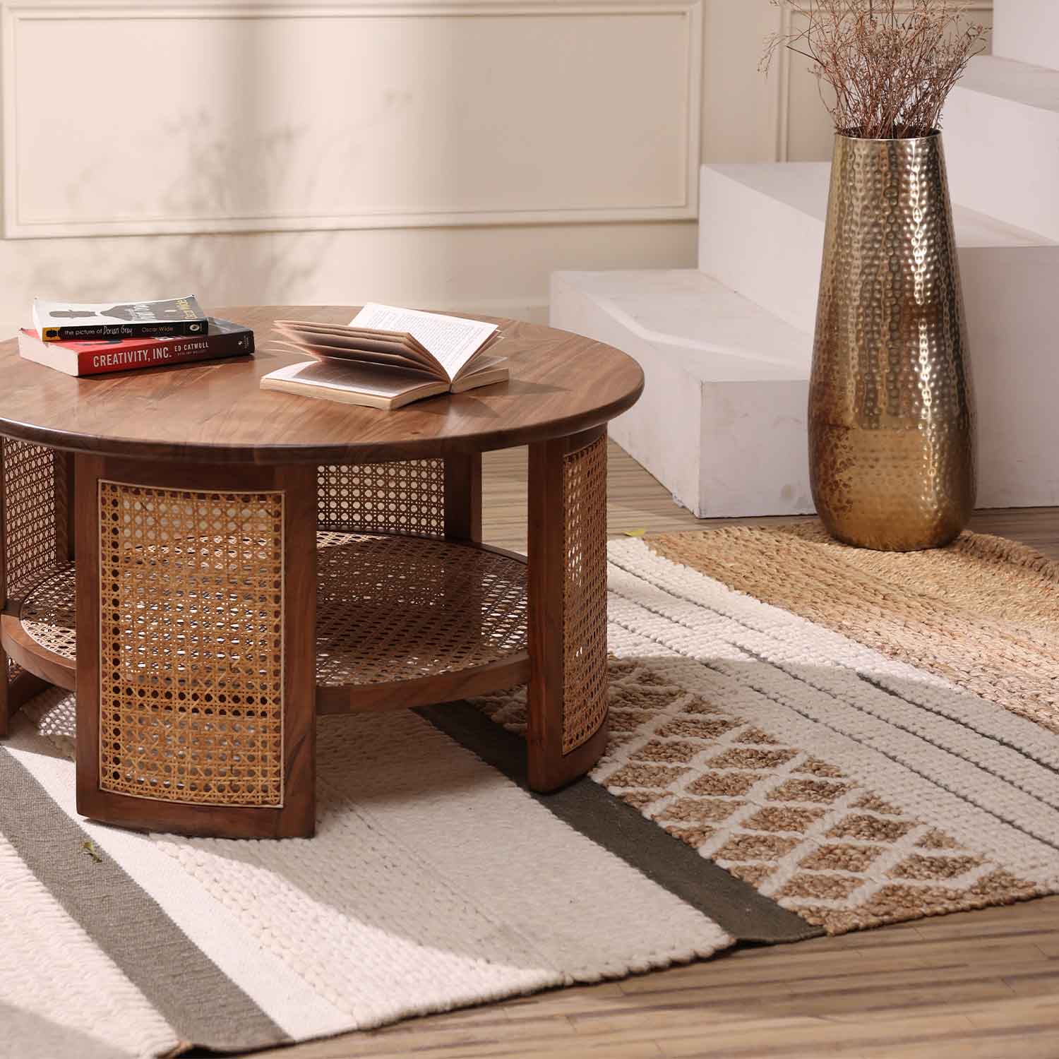 Fusion Flat Weave Wool And Jute Dhurrie