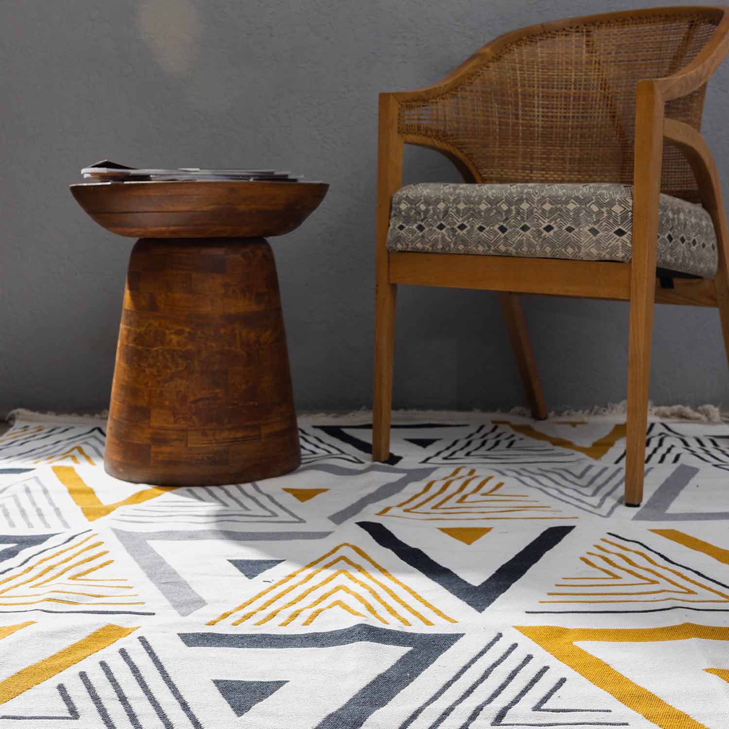 Arya Recycled Cotton Reversible Kilim