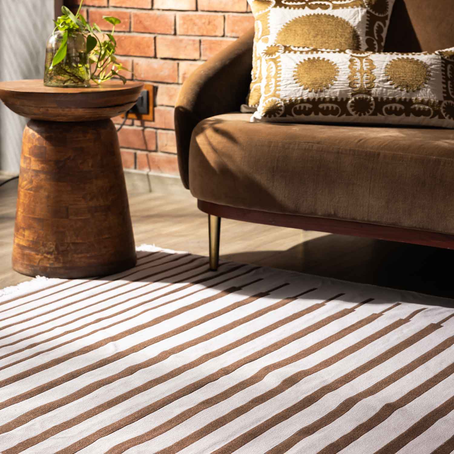 Fahad Recycled Cotton Reversible Kilim