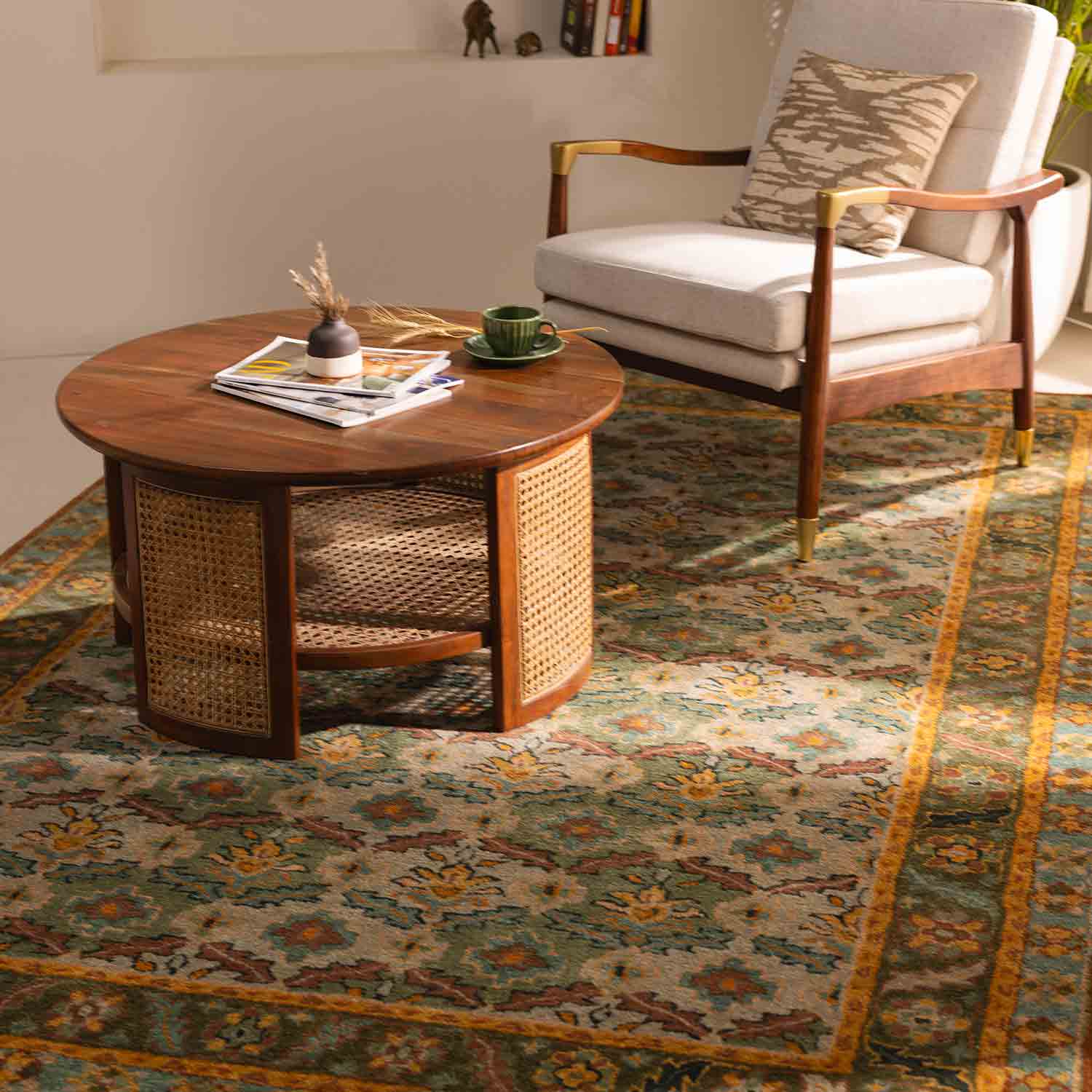 Khitan Hand Tufted Woollen Rug