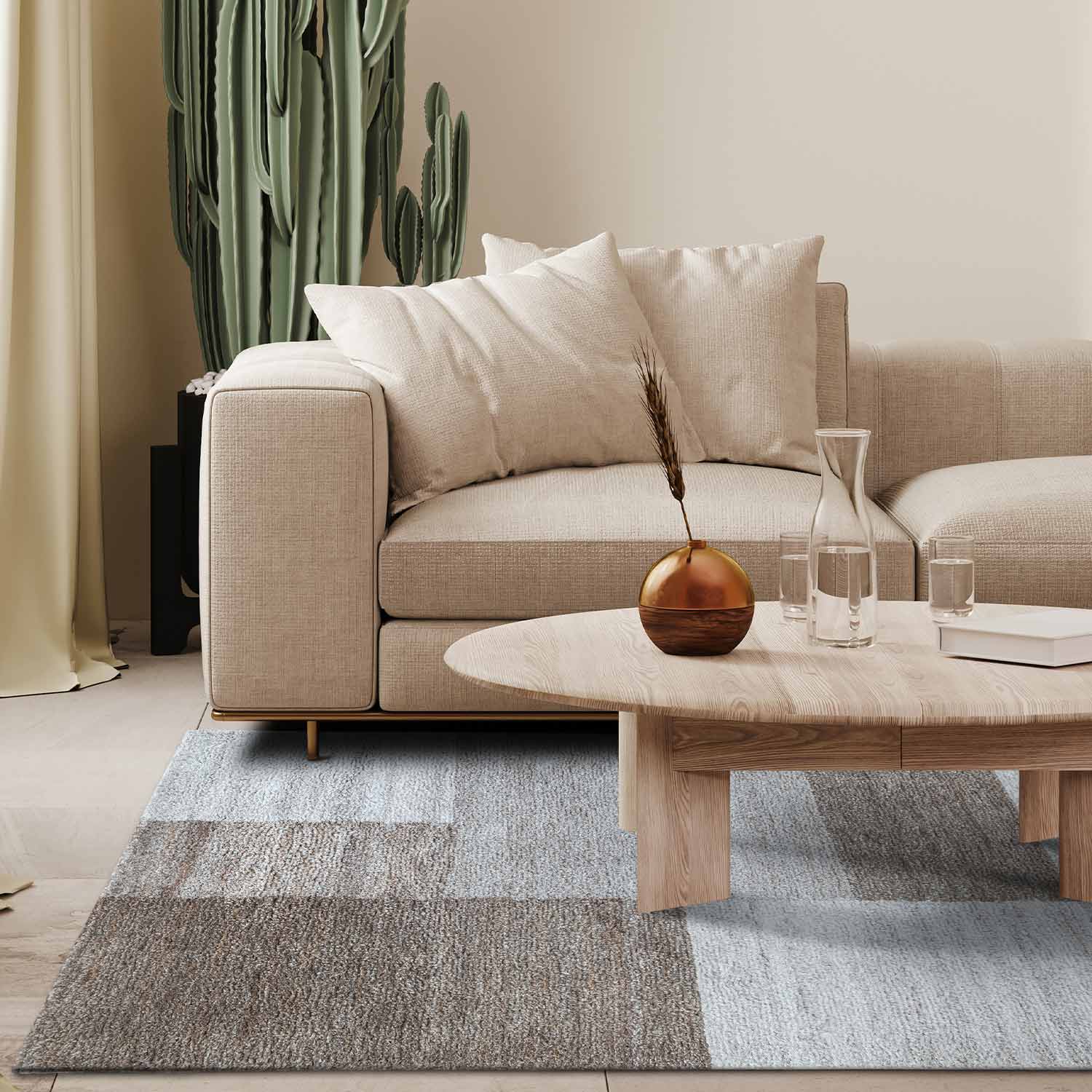 Khepri Hand Tufted Polyester Rug