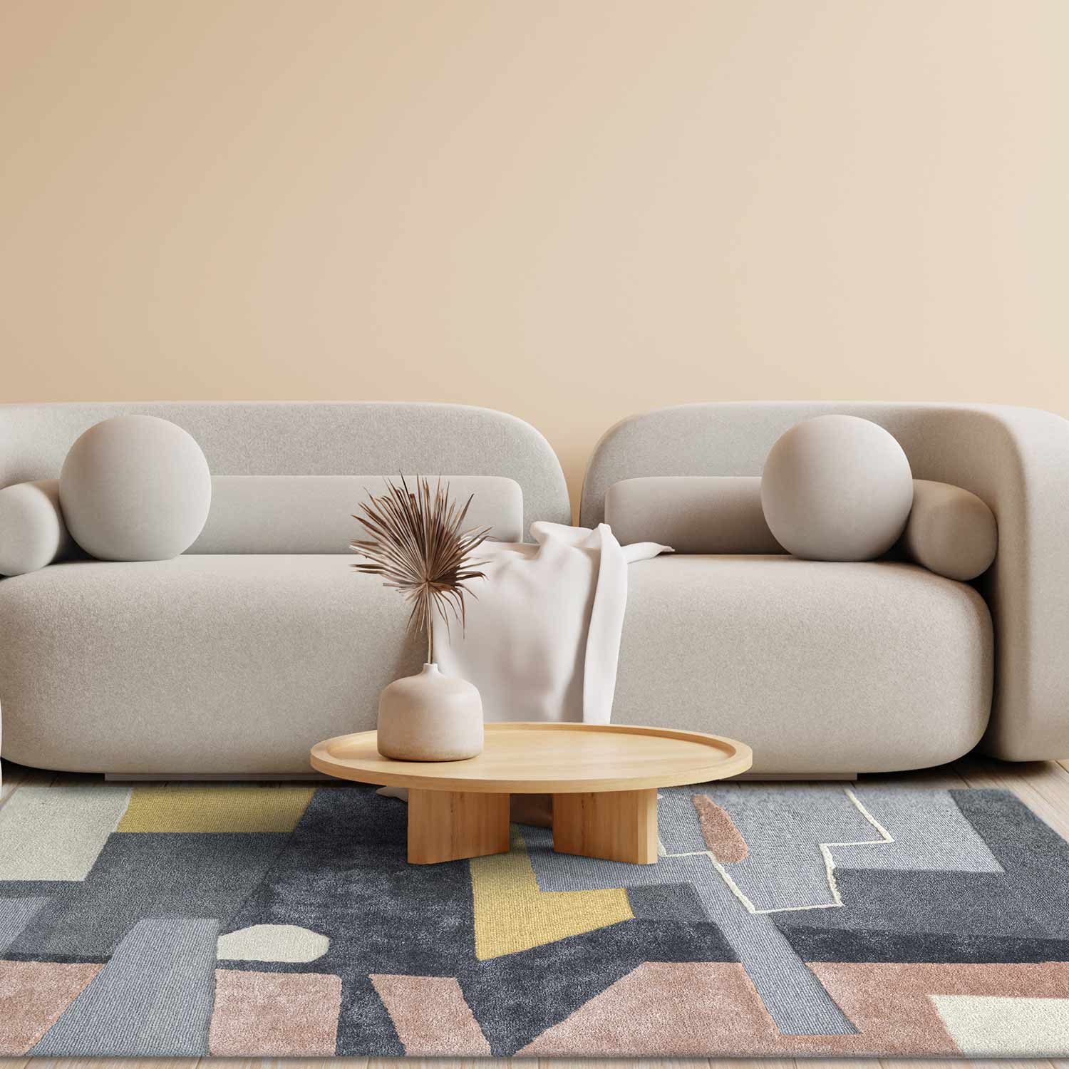 Hattie Hand Tufted Woollen And Viscose Rug