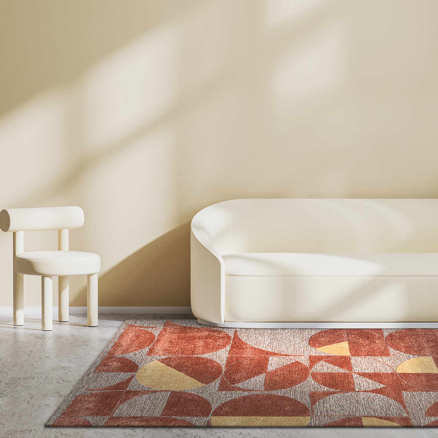 Dakarai Hand Tufted Woollen And Viscose Rug