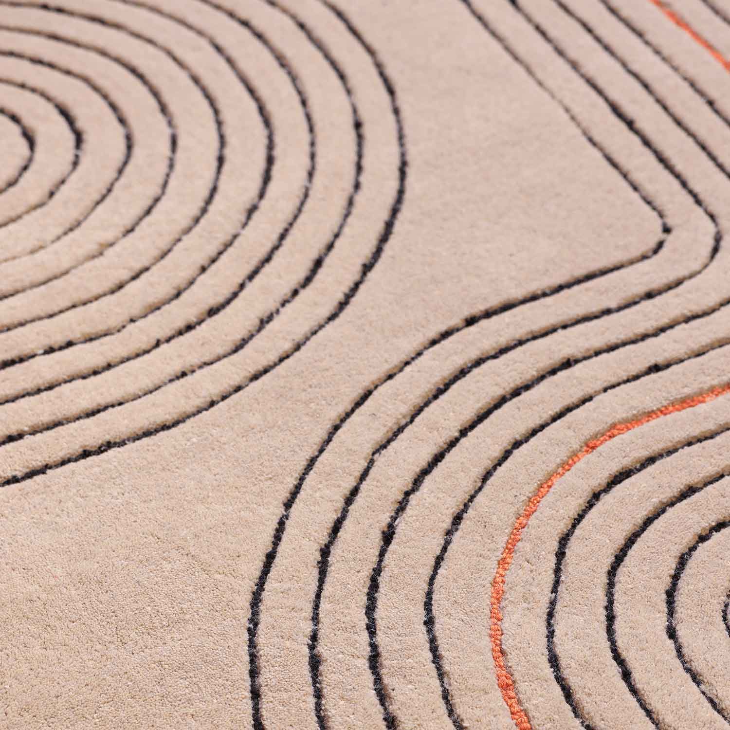 Dendera Hand Tufted Woollen And Viscose Rug