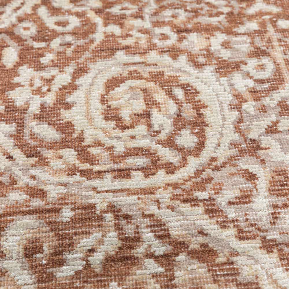 Meraki Hand Knotted Woollen And Viscose Runner