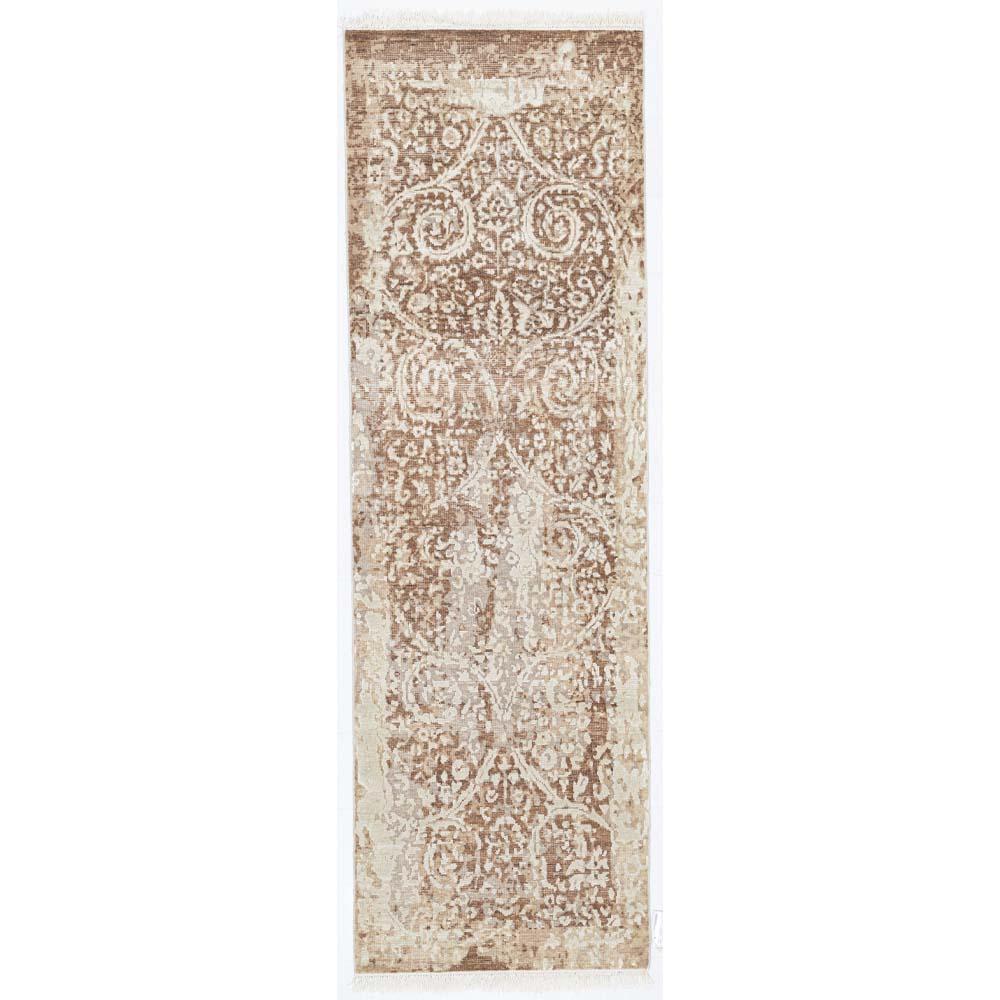 Meraki Hand Knotted Woollen And Viscose Runner