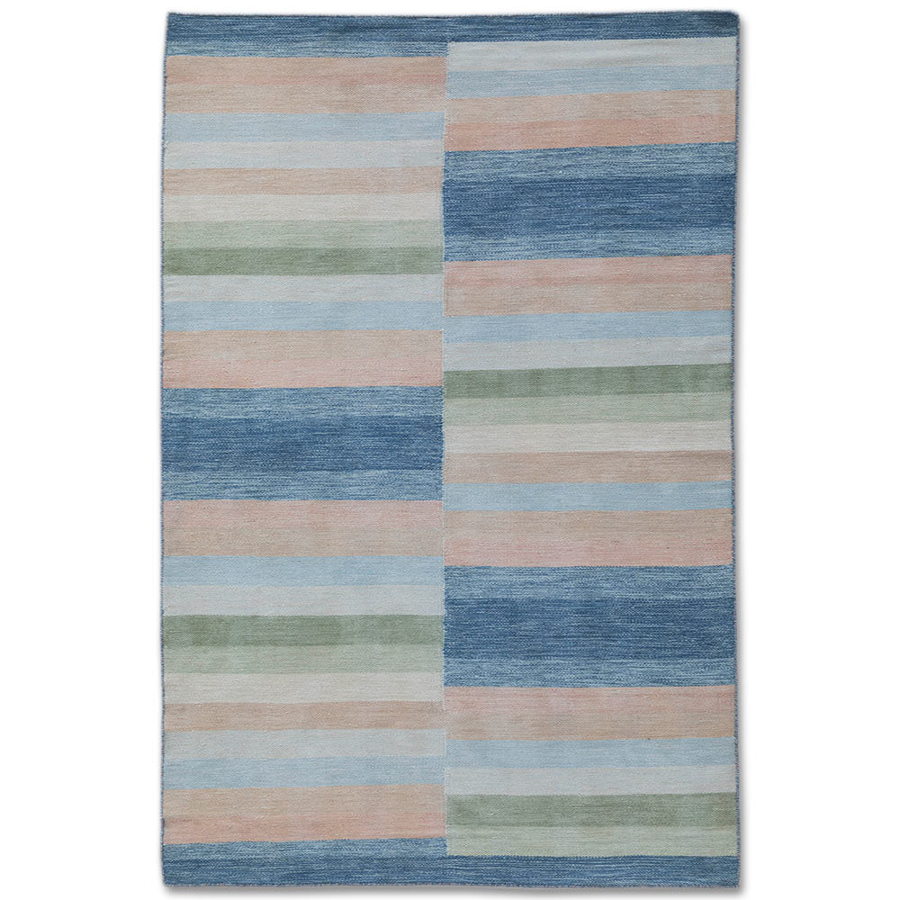 Strape Hand Woven Linen Dhurrie