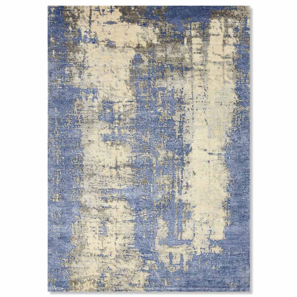 Kiri Hand Knotted Wool,  Bamboo Silk Rug