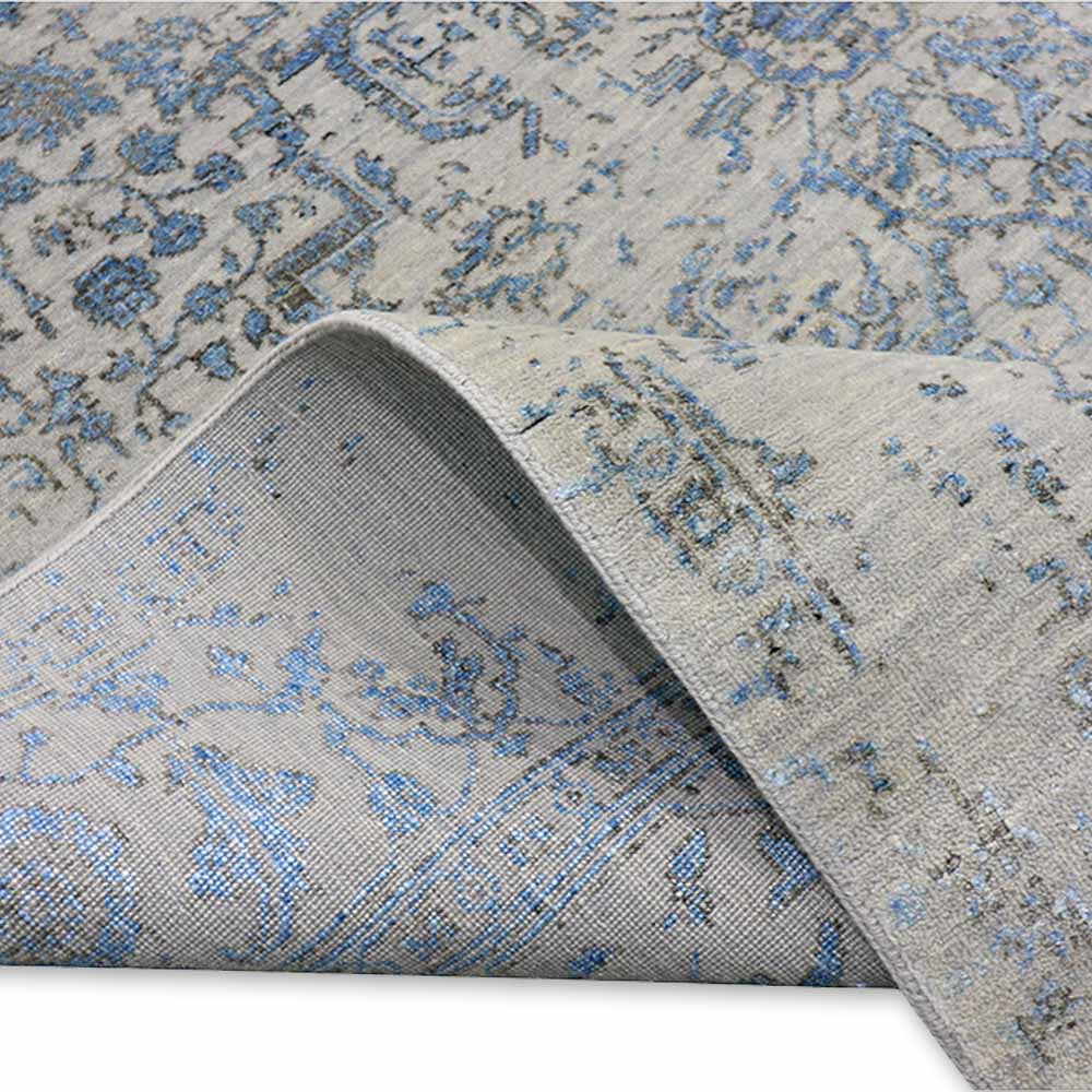 Luca Hand Knotted Woollen And Viscose Rug