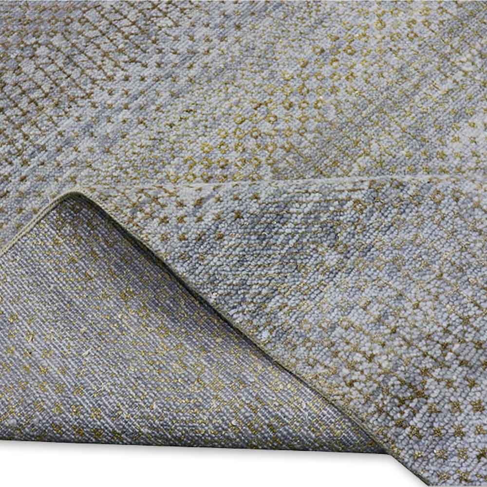 Edward Hand Knotted Woollen And Viscose Rug