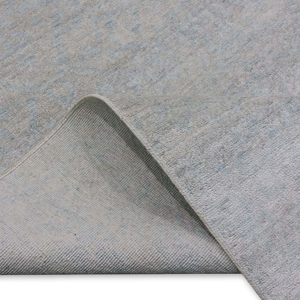 Quasha Hand Knotted Woollen And Viscose Rug