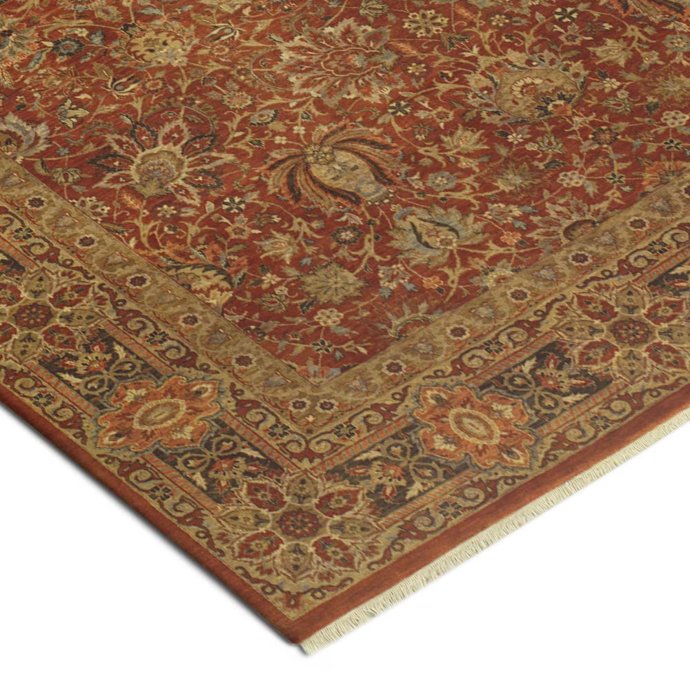 Laver Kerman Hand Knotted Woollen Rug