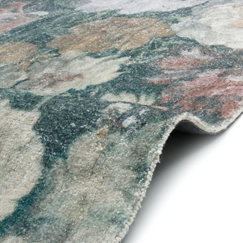 Pamella  Handloom Printed and Recycled Polyester Rug