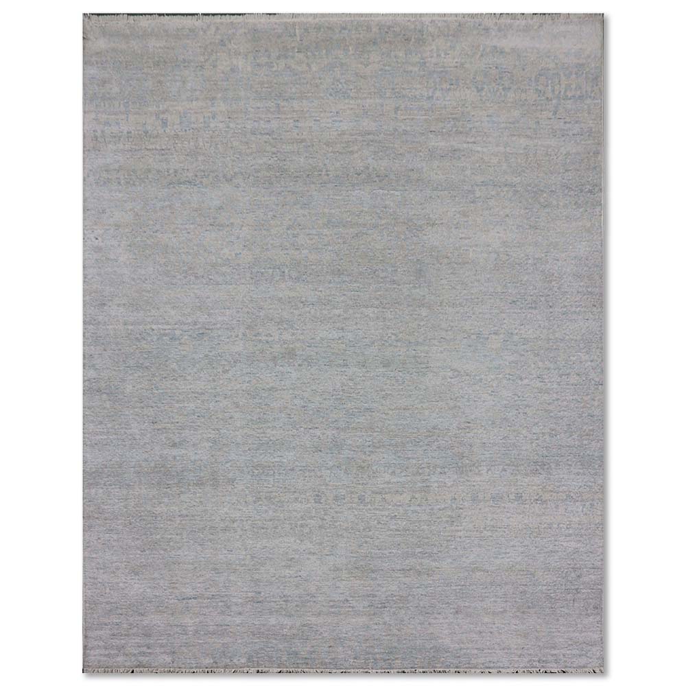 Quasha Hand Knotted Woollen And Viscose Rug