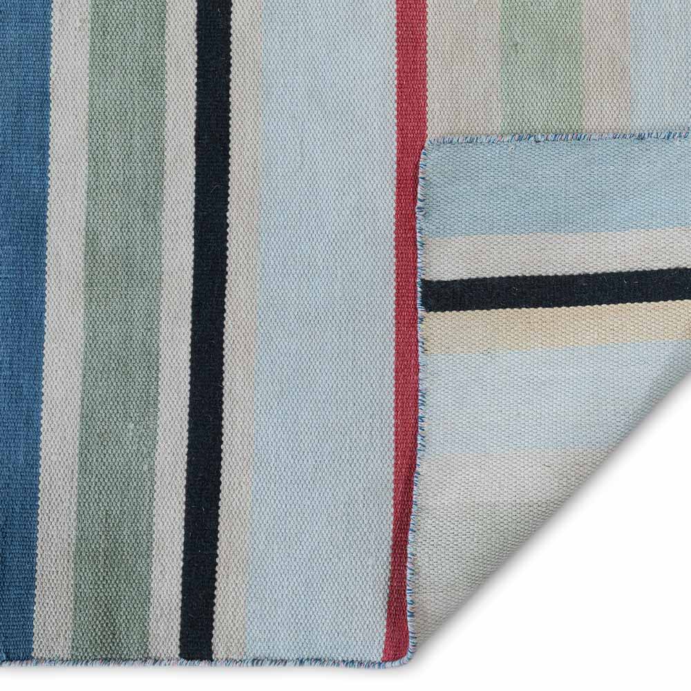 Stripe Hand Woven Jute Dhurrie