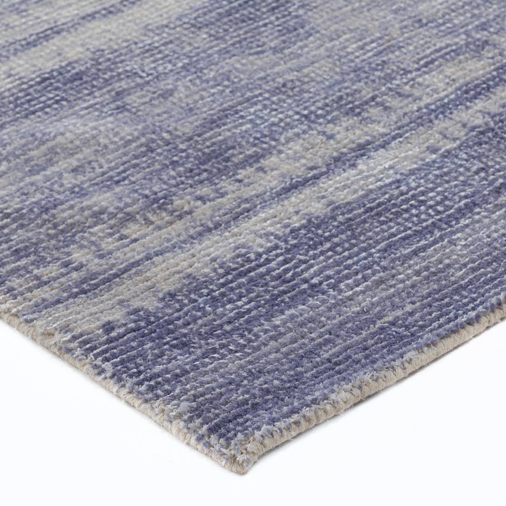 Strypee Printed Woollen and Viscose rug