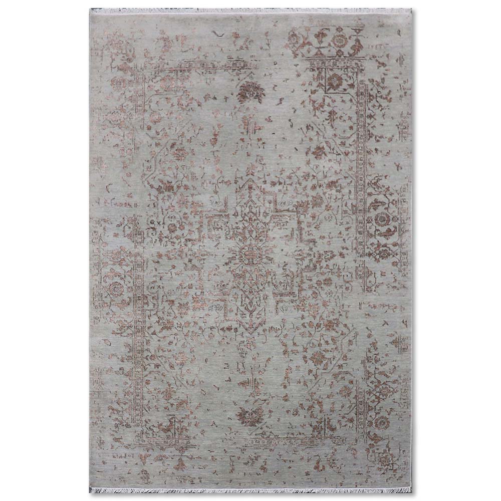 Noah Hand Knotted Woollen And Viscose Rug