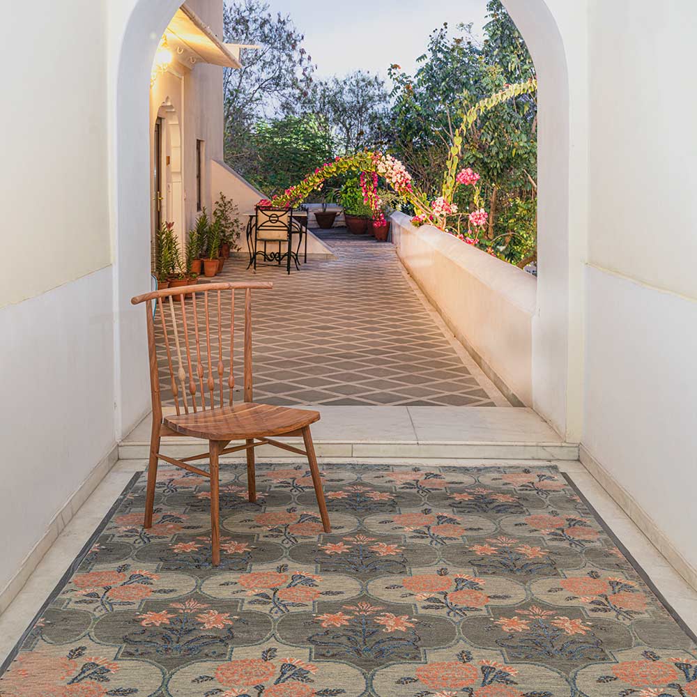 Living room floor carpet